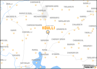 map of Koŭl-li