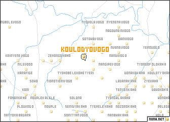 map of Koulodyovogo