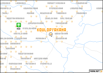 map of Koulopyakaha