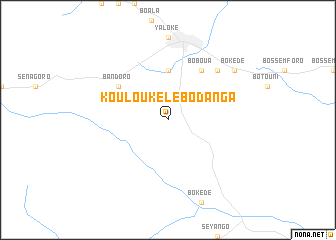 map of Kouloukélé Bodanga