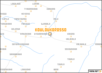 map of Kouloukorosso