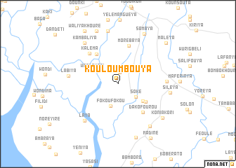 map of Kouloumbouya