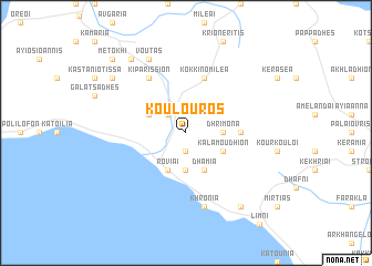 map of Koúlouros