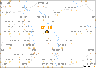 map of Koulou