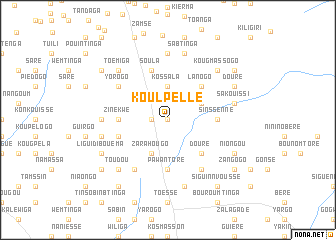 map of Koulpellé