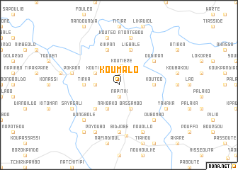 map of Koumalo
