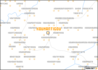 map of Koumantigou