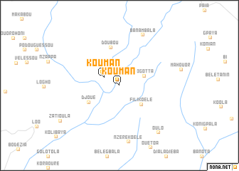 map of Kouman