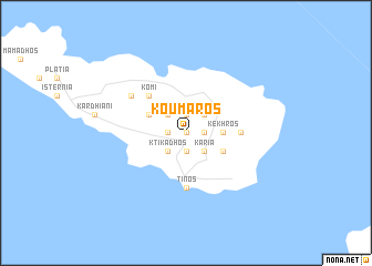 map of Koumáros