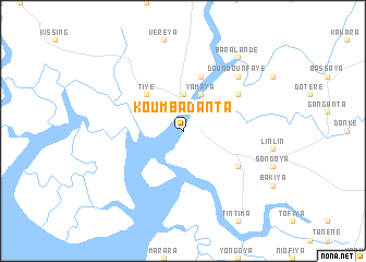 map of Koumbadanta