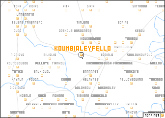 map of Koumbialey Fello