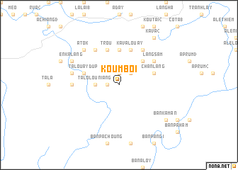 map of Kou M\