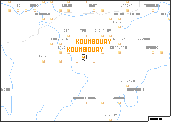 map of Koumbouay