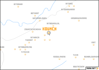 map of Koumch