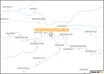 map of Koŭm-nodongjagu