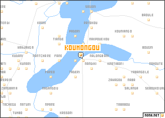 map of Koumongou