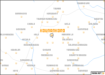 map of Kounankoro