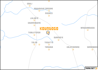 map of Koundogo