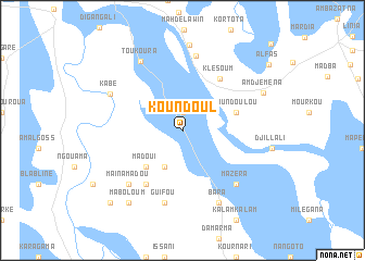 map of Koundoul