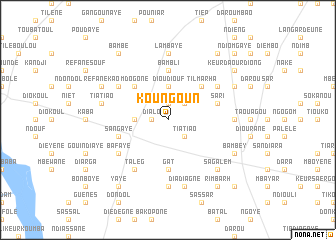 map of Koungoun