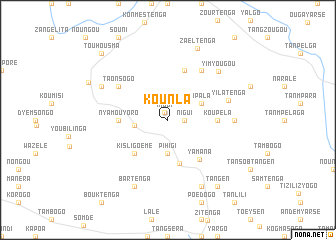 map of Kounla