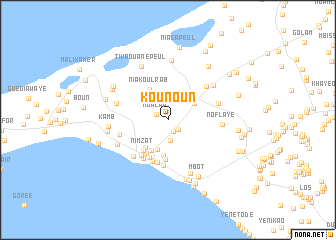 map of Kounoun