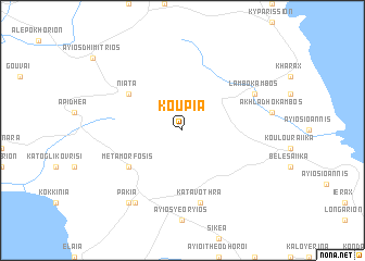 map of Koupiá