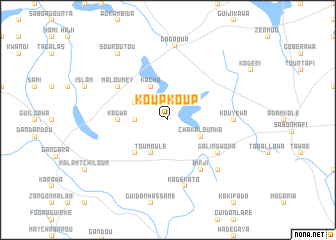 map of Koupkoup