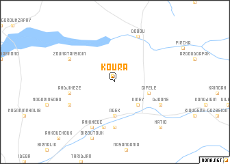 map of Koura