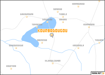 map of Kourbadougou