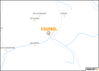 map of Kourbol