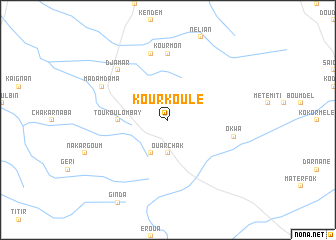 map of Kourkoulé