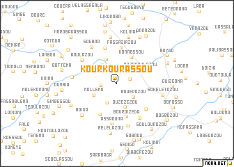 map of Kourkourassou