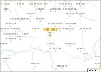 map of Kourma