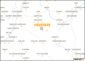 map of Kournéré