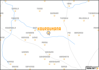 map of Kouroumana