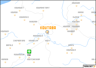 map of Koutaba