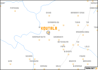 map of Koutala