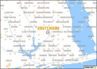 map of Koutchigbé