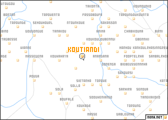 map of Koutiandi