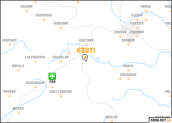 map of Kouti