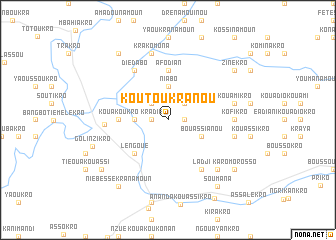 map of Koutoukranou