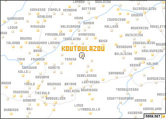 map of Koutoulazou