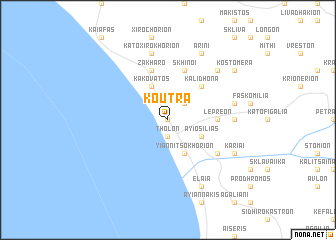 map of Koútra
