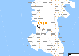 map of Koutréla