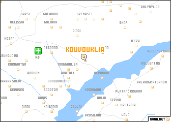 map of Kouvoúklia