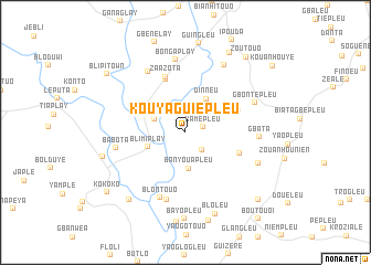 map of Kouyaguiépleu