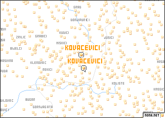 map of Kovačevići