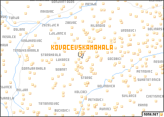 map of Kovačevska Mahala