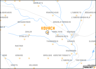 map of Kovach